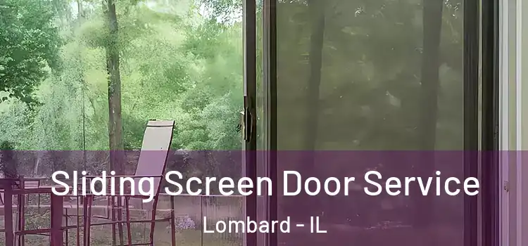Sliding Screen Door Service Lombard - IL